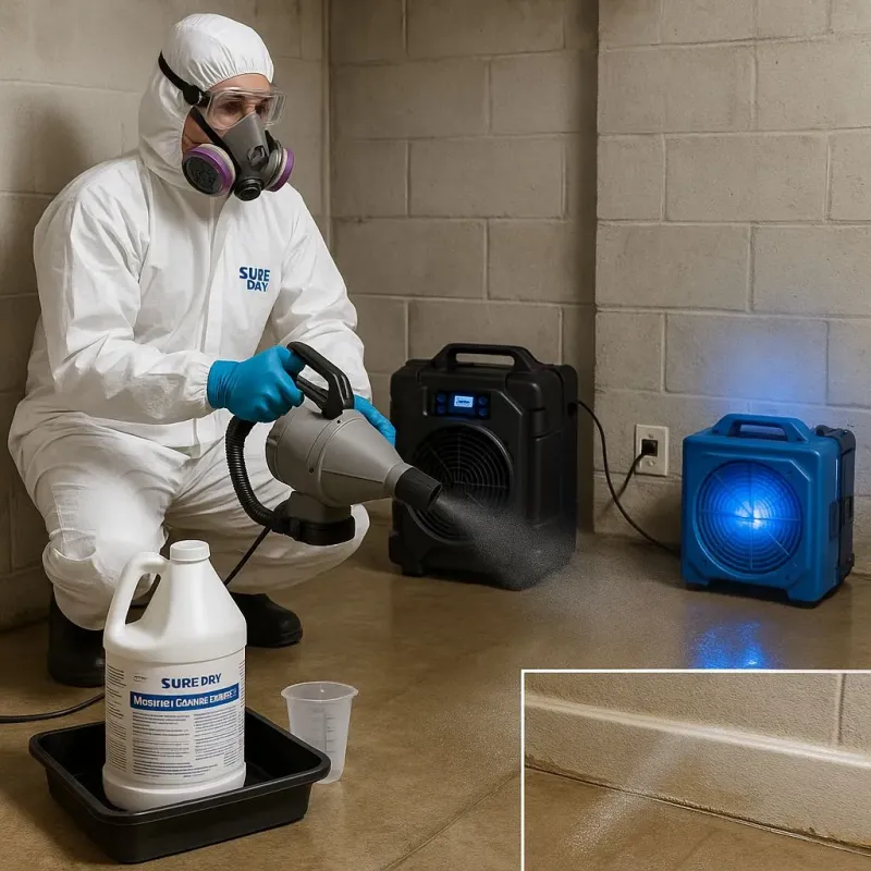Sanitization and Odor Removal process in Sullivan, ME