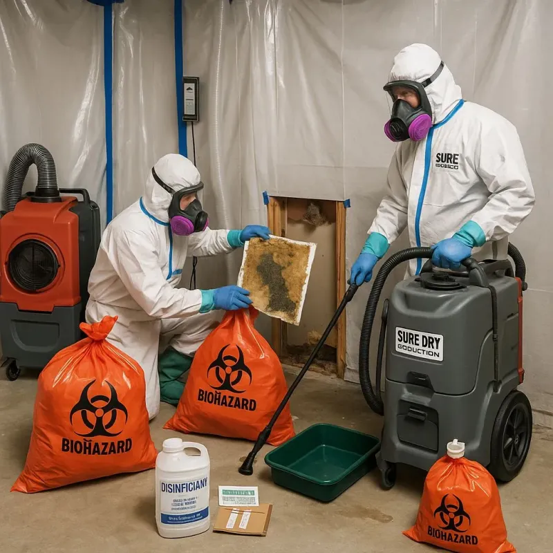 Contaminated Water Handling Protocols process in Sullivan, ME