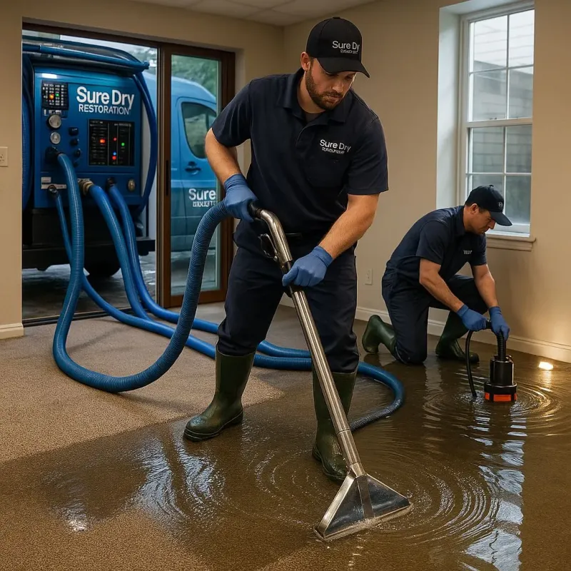 Water Extraction and Removal process in Sullivan, ME